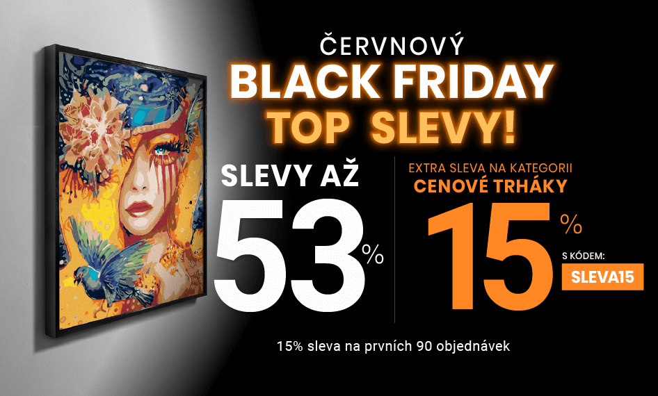 Slevy až 53 % + sleva 15 %