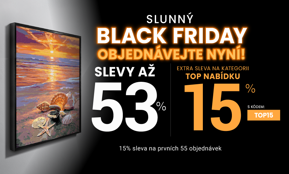 Slevy až 53 % + sleva 15 %