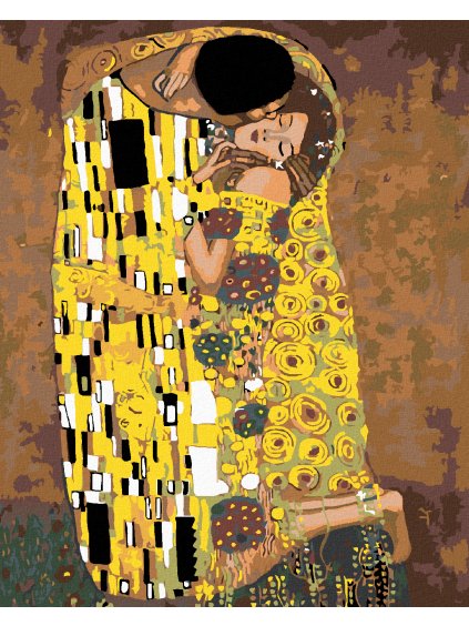 Diamantové malování - POLIBEK (Gustav Klimt)