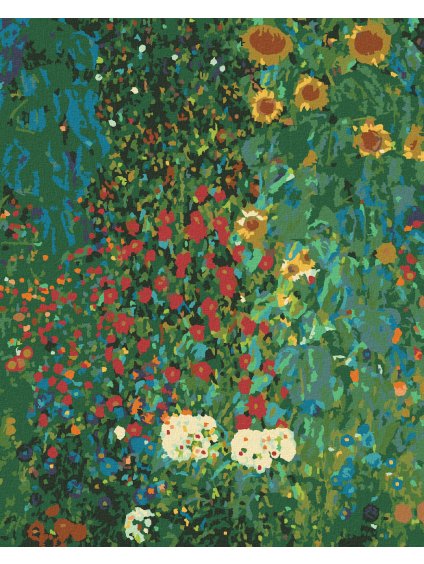 Diamantové malování - ZAHRADA SE SLUNEČNICEMI (G. KLIMT)