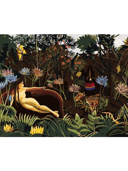 Diamantové malování - SEN (HENRI ROUSSEAU)