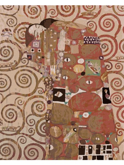 Diamantové malování - OBJETÍ (G. KLIMT)