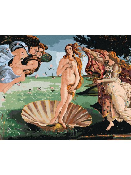 Diamantové malování - ZROZENI VENUŠE (S. BOTTICELLI)