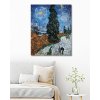 Diamantové malování - CESTA S CYPŘIŠEM A HVĚZDOU (VINCENT VAN GOGH)