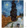 Diamantové malování - CESTA S CYPŘIŠEM A HVĚZDOU (VINCENT VAN GOGH)
