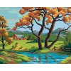 Diamantové malování - STROM U POTŮČKU