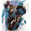 Diamantové malování - SLON S BARVAMI