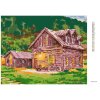 Diamantové malování - SRUBY V LESE