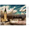 Diamantové malování - SOUMRAK NAD LONDÝNEM