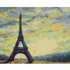 Diamantové malování - EIFFELOVA VĚŽ ZA JASNÉHO DNE