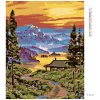 Diamantové malování - CESTA K CHATĚ U JEZERA