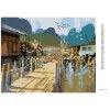 Diamantové malování - RYBÁŘSKÉ CHATKY