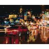 Diamantové malování - OSVĚTLENÉ NOČNÍ MĚSTO
