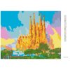 Diamantové malování - DUHOVÁ SAGRADA FAMILIA