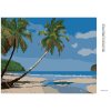 Diamantové malování - TROPICKÁ PLÁŽ V KARIBIKU