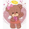 Diamantové malování - MEDVÍDEK ANDĚL