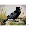 Diamantové malování - HAVRAN A KÁVA (HOLLY SIMENTAL)