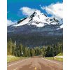 Diamantové malování - ZASNĚŽENÁ HORA A CESTA (TED DAVIS)
