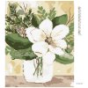 Diamantové malování - ZIMNÍ MAGNÓLIE VE SKLENICI 2 (HALEY BUSH)