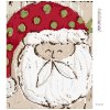 Diamantové malování - SANTA S PUNTÍKOVANOU ČEPICÍ (HALEY BUSH)