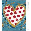 Diamantové malování - SRDCE S ČERVENÝMI PUNTÍKY (HALEY BUSH)