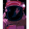 Diamantové malování - ASTRONAUT VYSÍLÁ
