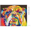 Diamantové malování - BAREVNÝ BULLDOG