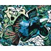 Diamantové malování - GRAFITI RYBA ZELENÁ