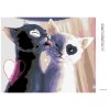 Diamantové malování - KOČIČÍ LÁSKA