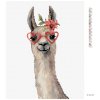 Diamantové malování - LAMA S BRÝLEMI