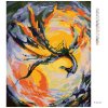Diamantové malování - LÍTAJÍCÍ DRAK