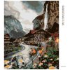 Diamantové malování - MĚSTO V ALPÁCH