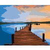 Diamantové malování - VÝCHOD SLUNCE NAD MOLEM