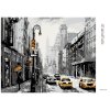 Diamantové malování - ULICE V NEW YORKU A TAXÍKY