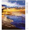 Diamantové malování - ZÁPAD SLUNCE NA BŘEHU PLÁŽE