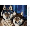 Diamantové malování - PÁR VLKŮ