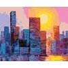 Diamantové malování - SLUNCE NAD MRAKODRAPY II