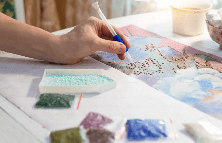 Benefity diamantového maľovania