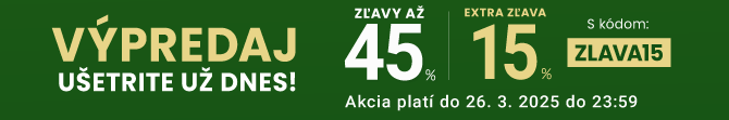 Zľavy až 45 % + naviac zľava 10 %