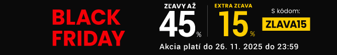 Zľavy až 45 % + naviac zľava 15 %