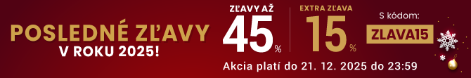 Zľavy až 45 % + naviac zľava 15 %