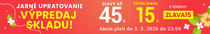 Zľavy až 45 % + naviac zľava 15 %