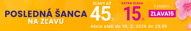 Zľavy až 45 % + naviac zľava 15 %