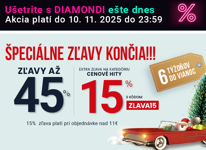 Zľavy až 45 % + naviac zľava 15 %
