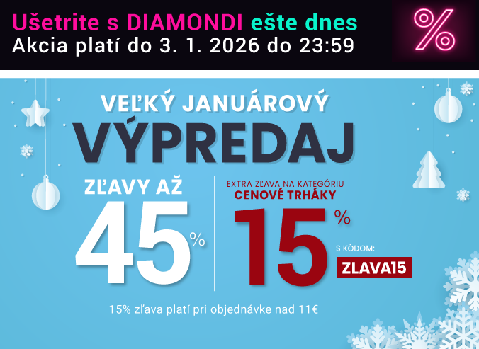 Zľavy až 45 % + naviac zľava 15 %