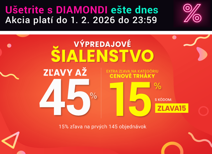 Zľavy až 45 % + naviac zľava 15 %