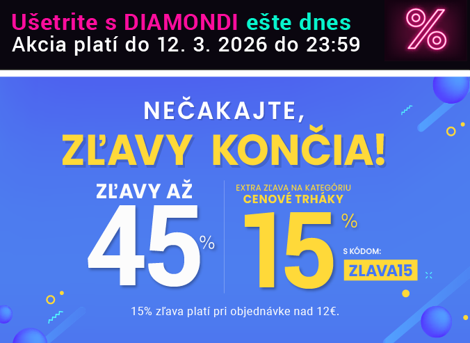Zľavy až 45 % + naviac zľava 15 %