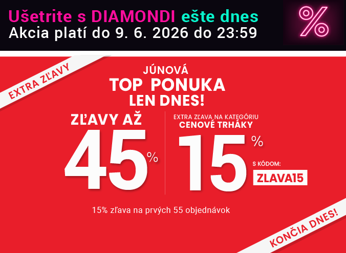 Zľavy až 45 % + naviac zľava 15 %