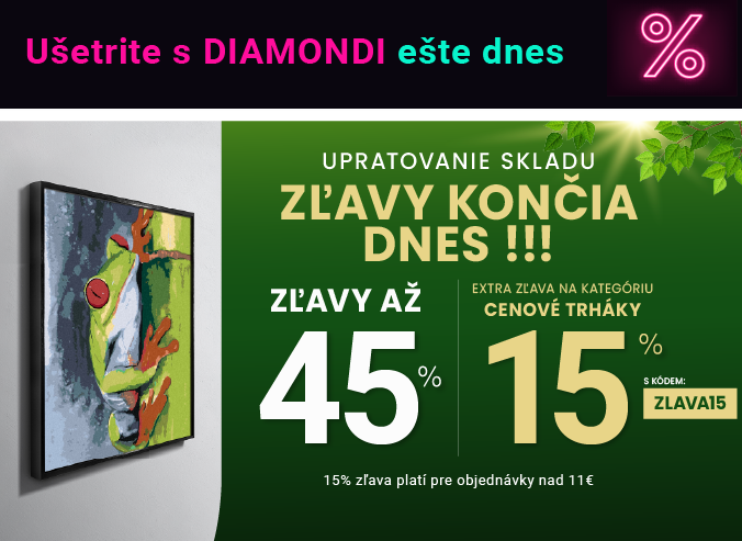 Zľavy až 45 % + naviac zľava 15 %