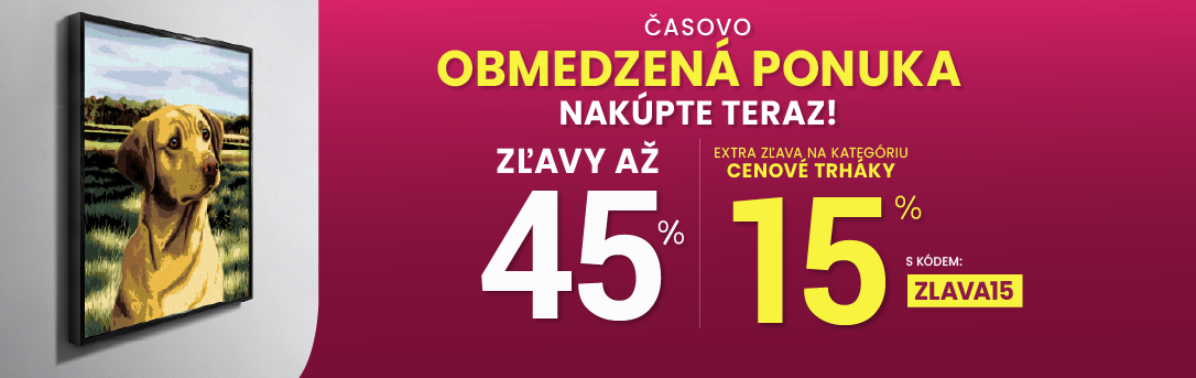 Zľavy až 45 % + naviac zľava 15 %